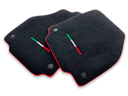 AutoWin Black Floor Mats for Ferrari F8 Spider (2019-2023)