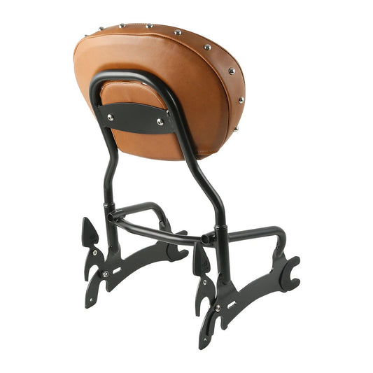 12" Black Sissy Bar Backrest for Indian Chief Classic, Dark Horse (2014-2018)