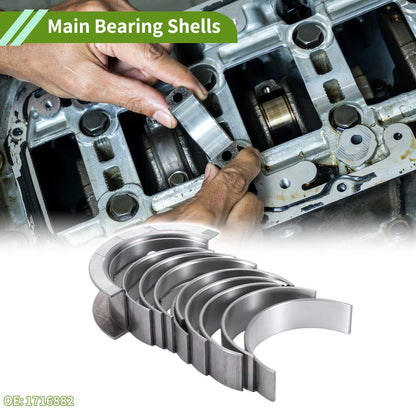 10pcs Main Bearing Shells for Ford Transit Mondeo MK7 MK8 2.4 2.2 (2006-2014)