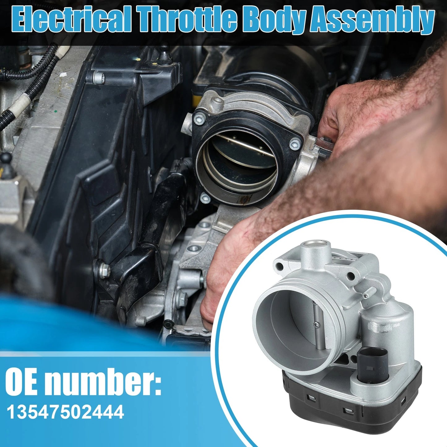 Throttle Body Assembly for BMW 325Ci 325i (2001-2005)