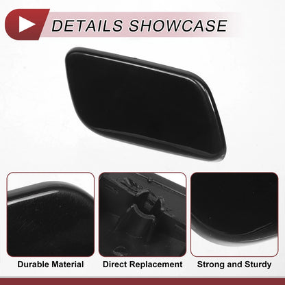 Front Right Washer Nozzle Cover for Subaru Forester 2013-2015 Black