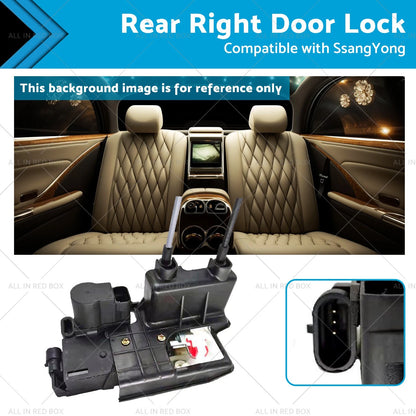 Rear Right Door Lock for SsangYong Korando (2010-2019)