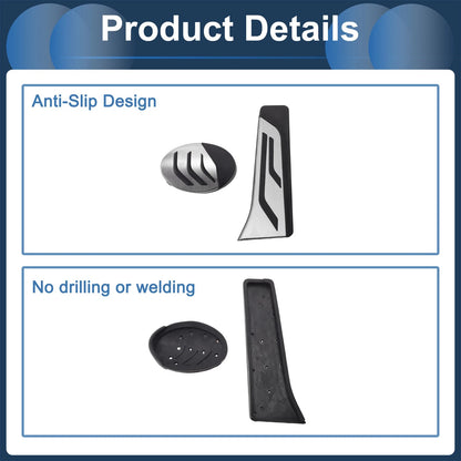 2 x Automatic Foot Accelerator Pedal Covers for BMW 1-Series (2020-2022)