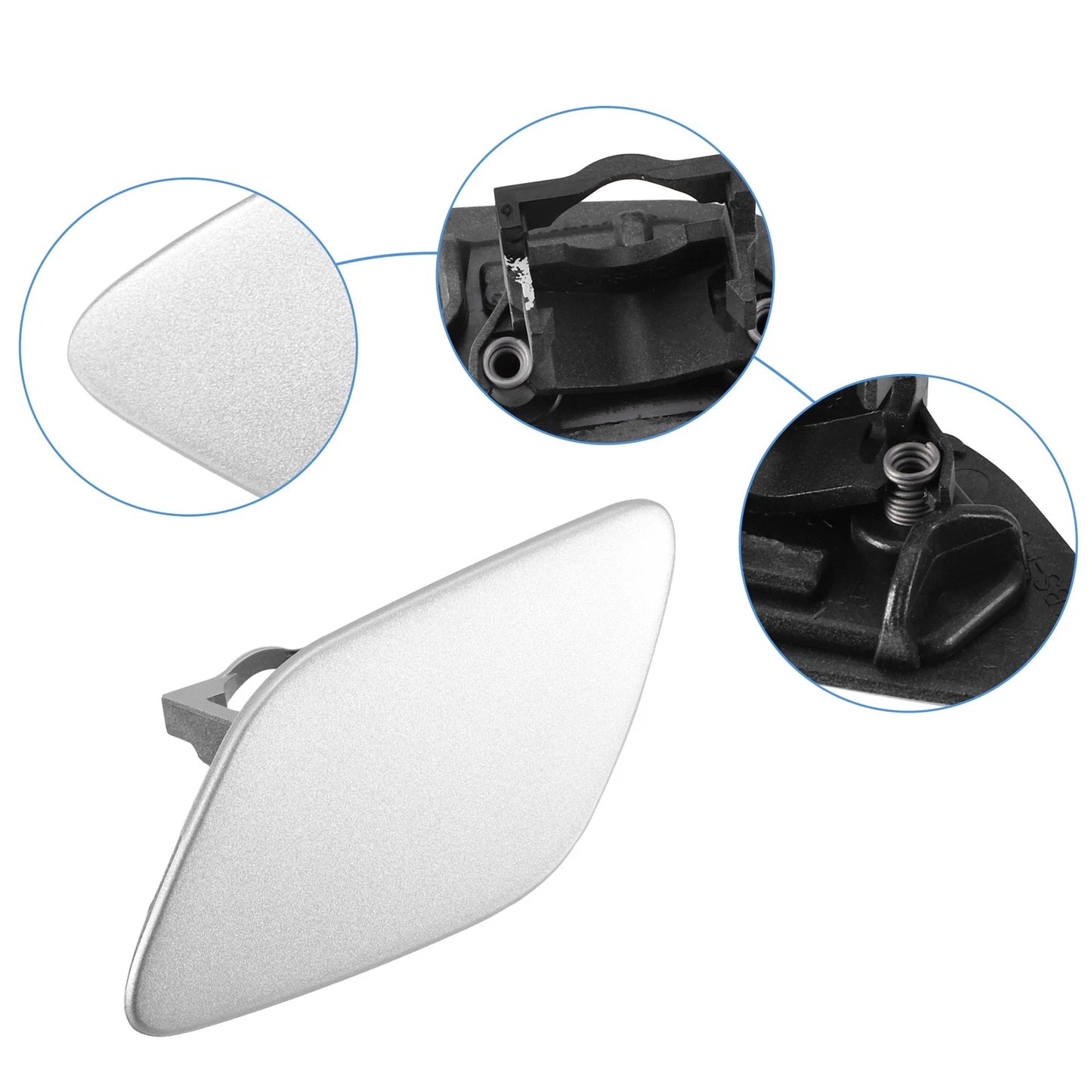 Front Left Headlight Washer Nozzle Cover for BMW 328i (2007-2013)