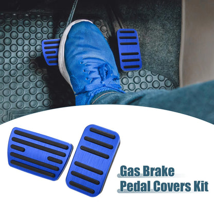 Gas Brake Pedal Cover Kit for Honda Civic (2016-2021) - Blue