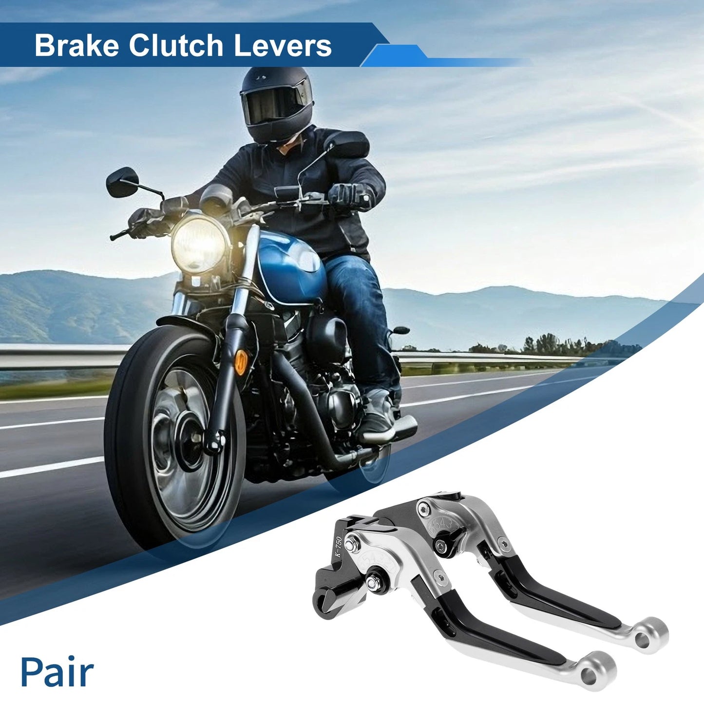 Adjustable Short Long Brake Clutch Lever for Kawasaki Z1000SX Silver Black