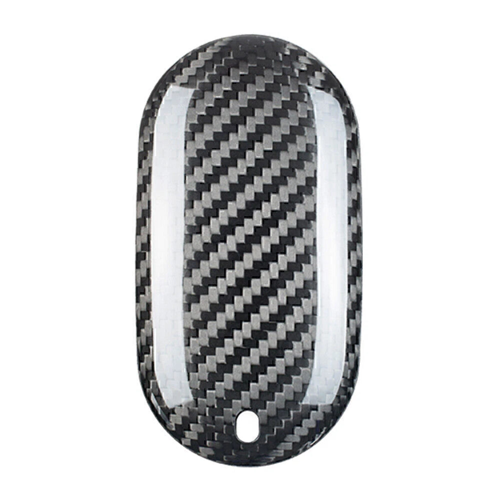 Carbon Fiber Black Key Fob Case Cover for Mercedes Benz S Class (2021)