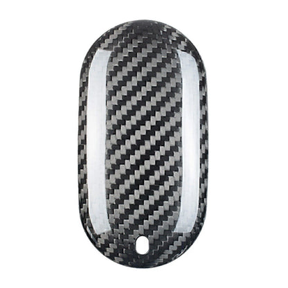 Carbon Fiber Black Key Fob Case Cover for Mercedes Benz S Class (2021)
