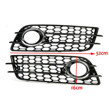 Fog Light Bumper Grill Intake for AUDI A4 S-LINE S4 B8 2008-2012