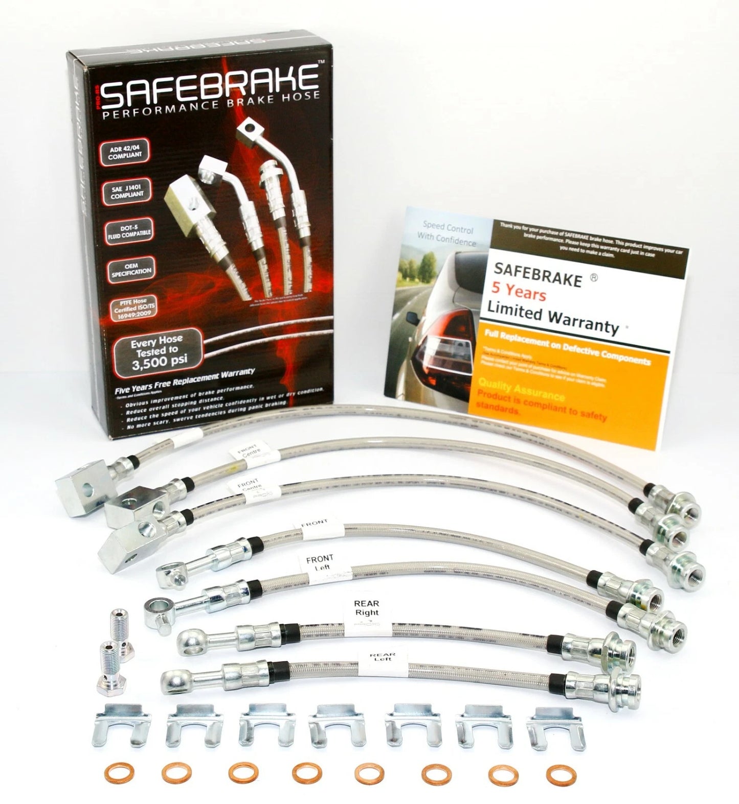 Brake Line Kit for Nissan Patrol GU Y61 4.8L (ABS) 3 Inch Lift (2001-2012)