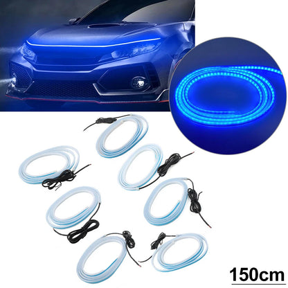 150CM LED Daytime Running Light Strip for Car - Flexible Decorative Lamps