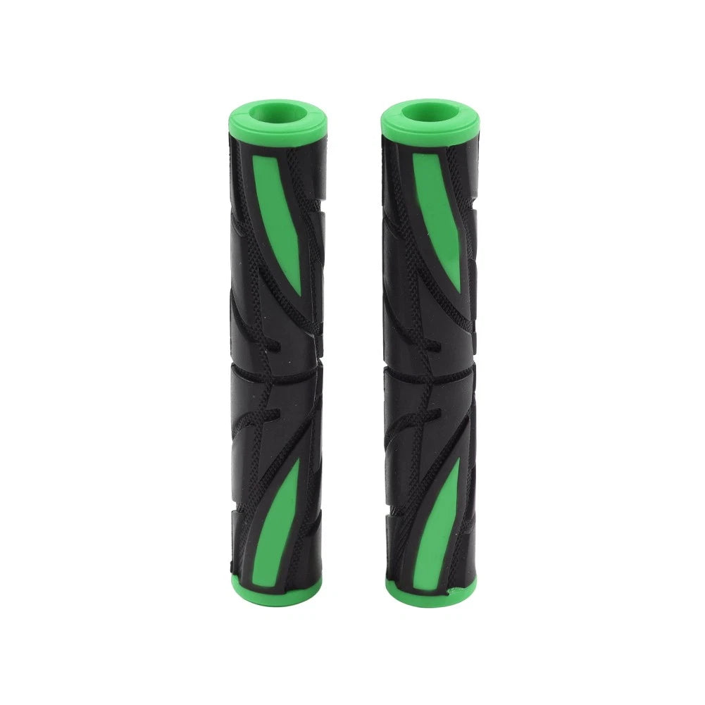 Universal Green Brake Clutch Handle Bar Grips for Motorcycles