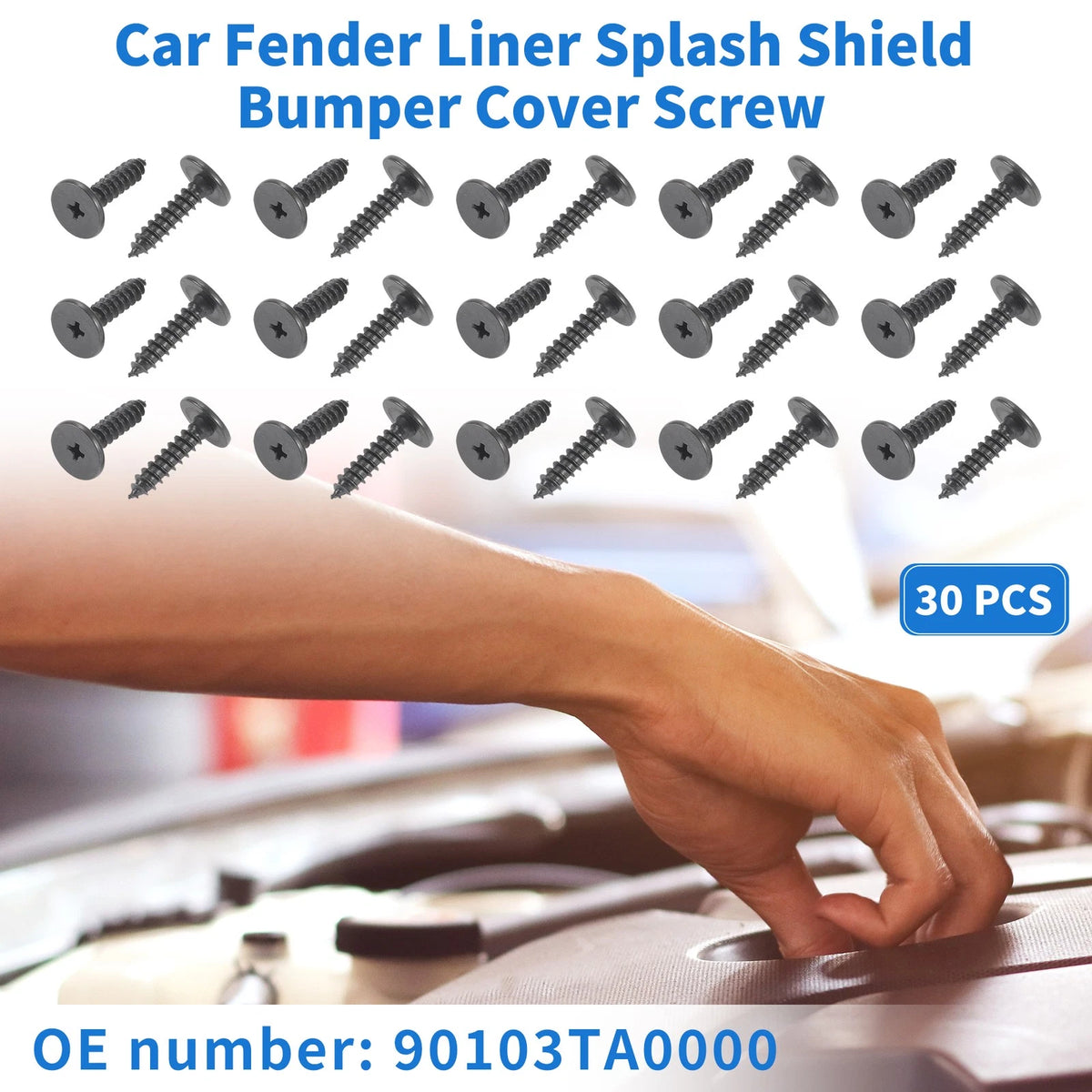 30 Pcs Fender Liner & Splash Shield for Honda Accord (2008-2020)