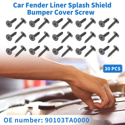 30 Pcs Fender Liner & Splash Shield for Honda Accord (2008-2020)