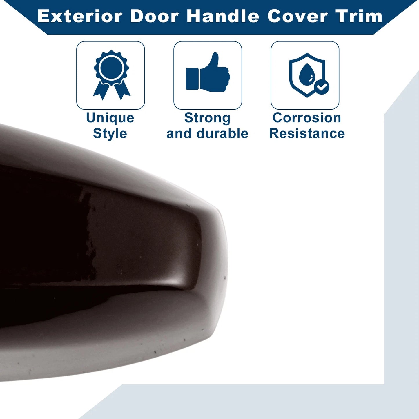 Exterior Door Handle Cover Trim for BMW X1 X2 X5 X6 2014-2019 Brown ABS