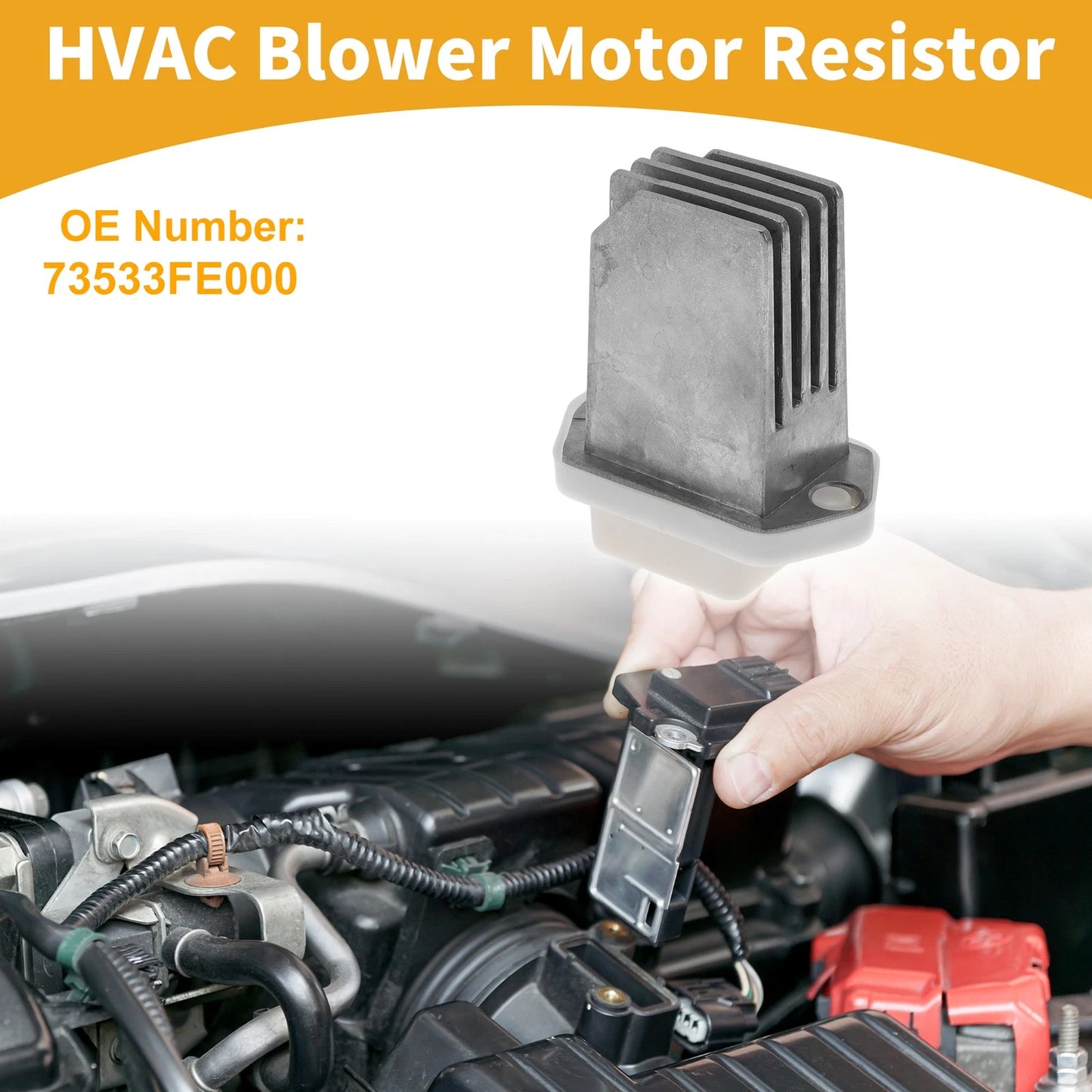 Blower Motor Resistor for Subaru Impreza (2008-2011) 1 x Plastic Metal