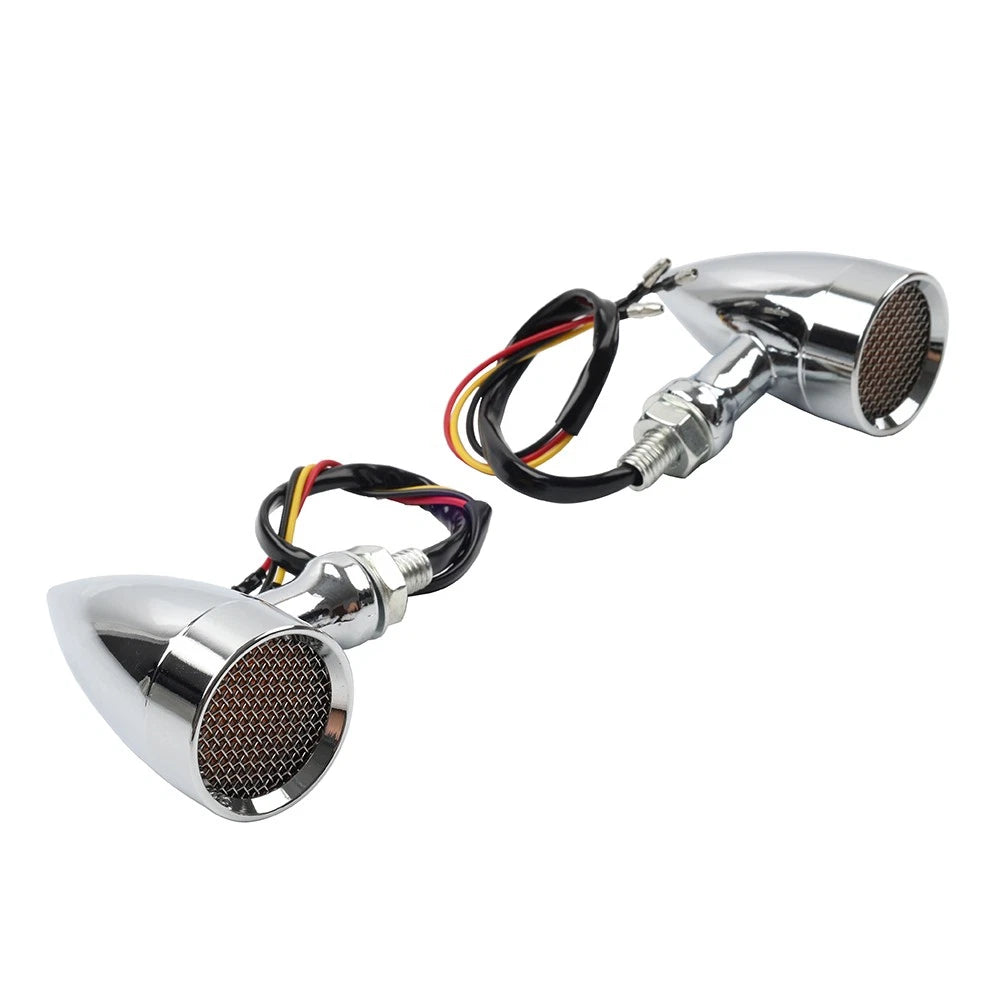2 x Motorcycle Turn Signal Lights for Harley Super Glide FXD (2006-2017)
