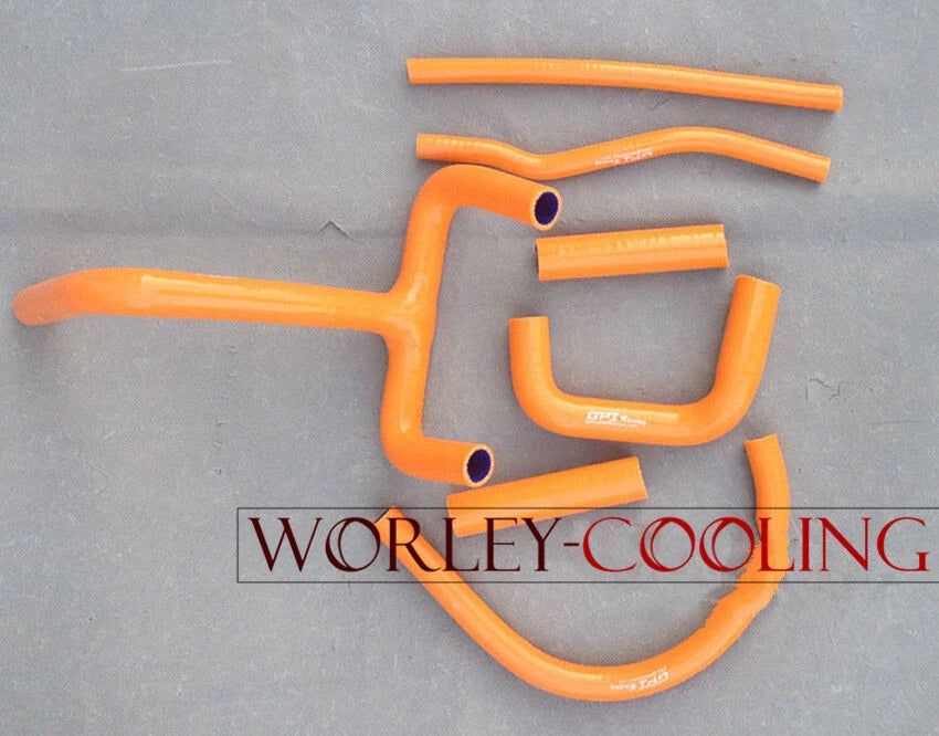 Silicone Radiator Hose Kit for 1998-2000 KTM LC4 400 Orange (1998-2000)