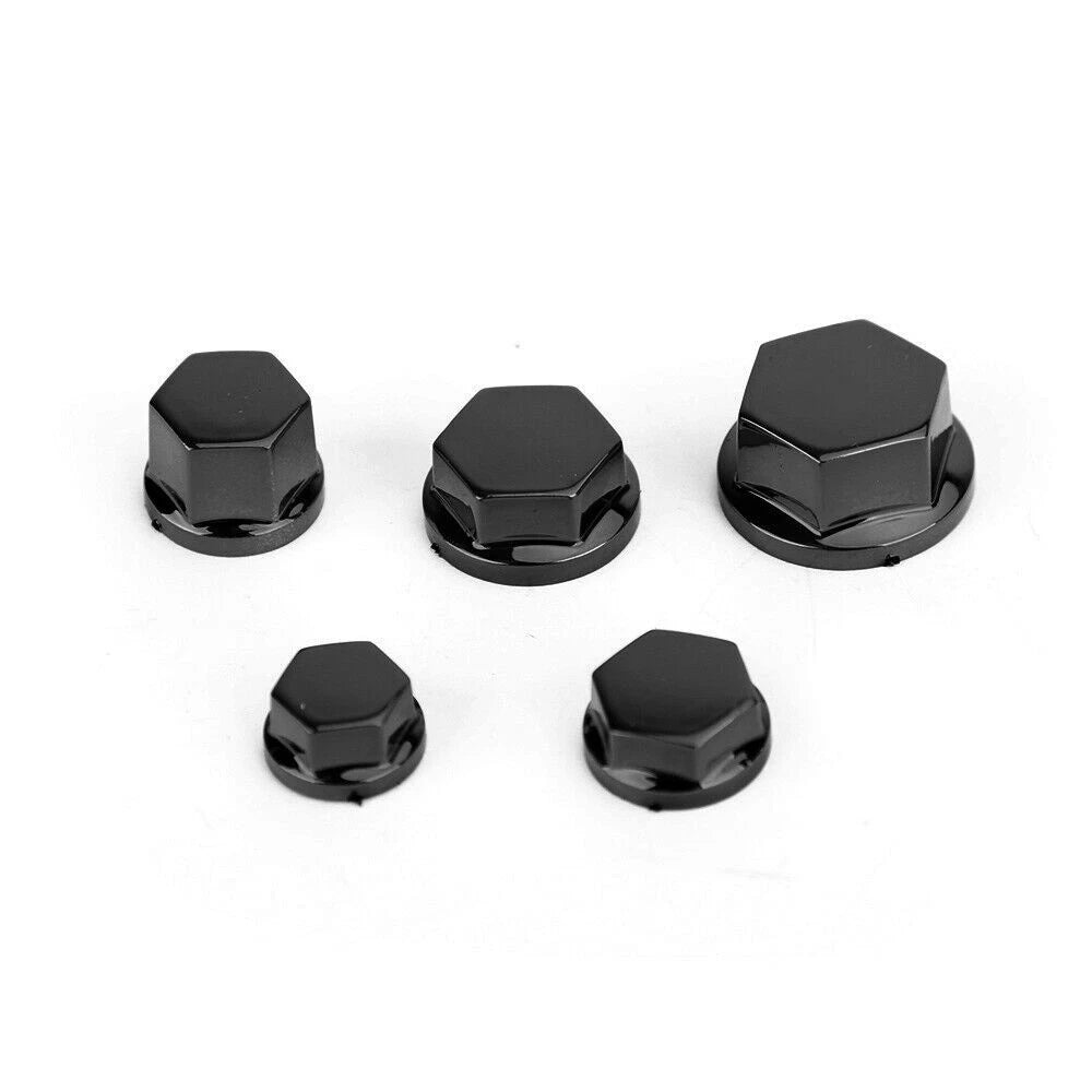 30 x Black Caps Screw Covers for Moped Mokick Scooter Motorcycle