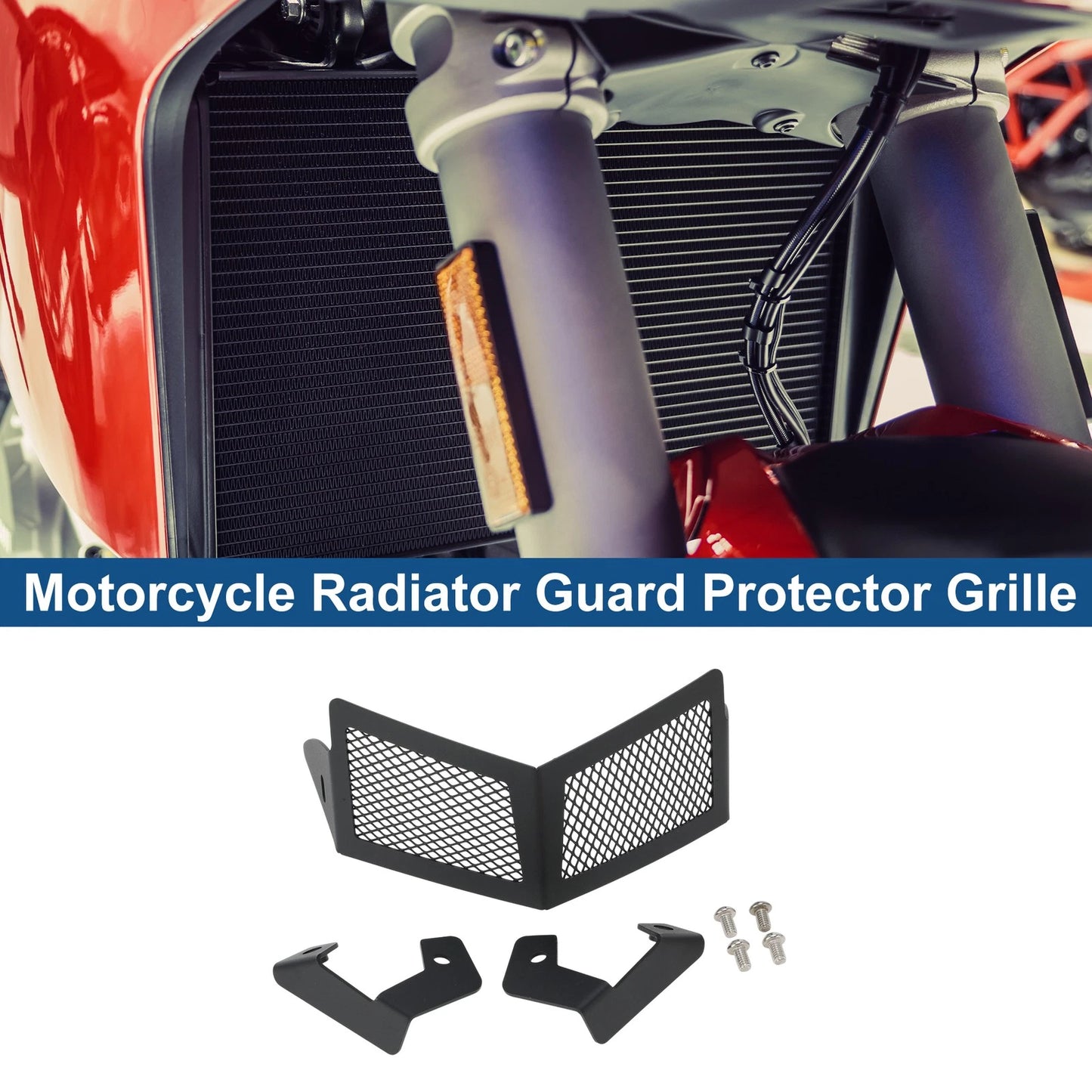 Motorcycle Radiator Grille Aluminum Alloy 1 Set for BMW K1600GTL (2016–2017)
