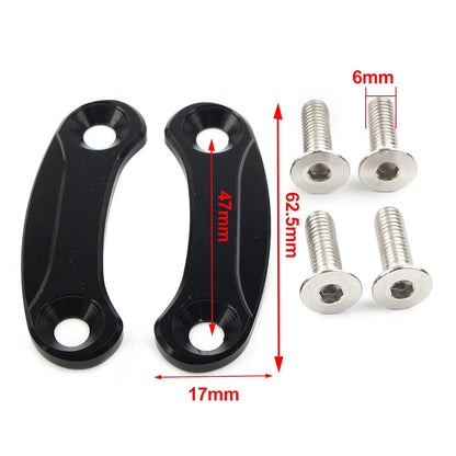 Kawasaki ZX-10R  Rearview Mirror Block Off Base Plates Covers (2016-2021)