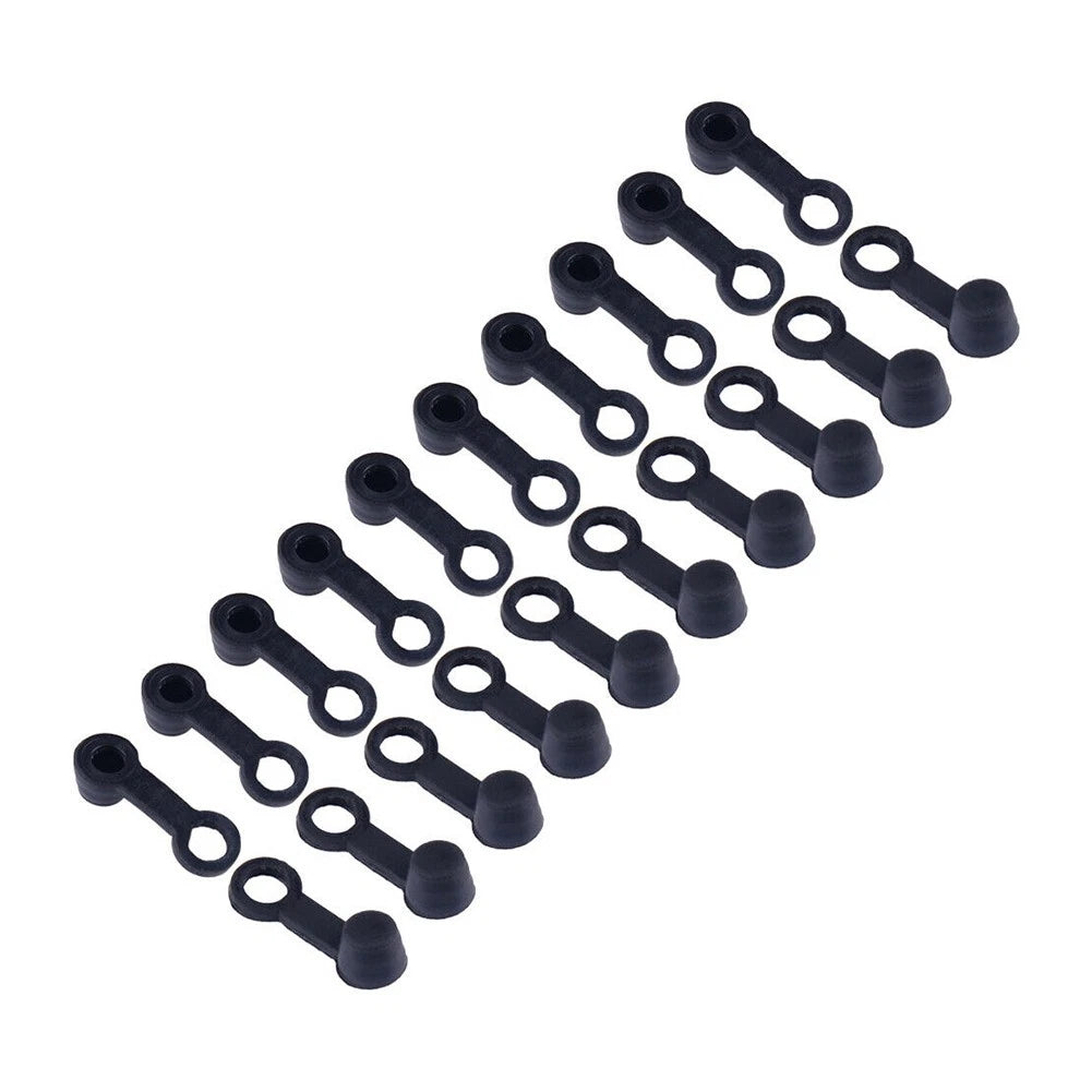 100 x 3cm Rubber Brake Bleeder Screw Caps for Various Makes & Models