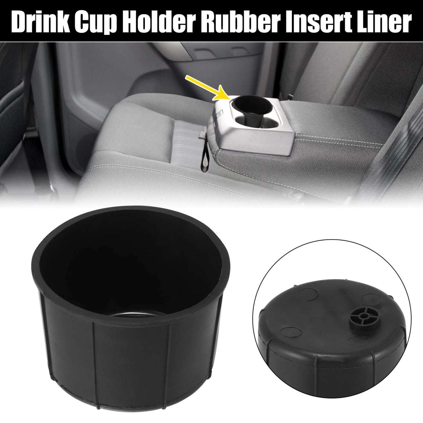 Rear Row Center Console Right Side Drink Cup Holder for Ford F-150 (2009-2014)