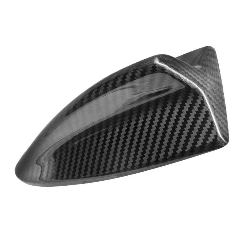Car Carbon Fiber Roof Antenna Cover Trim for BMW E46 E90 E92 3 Series