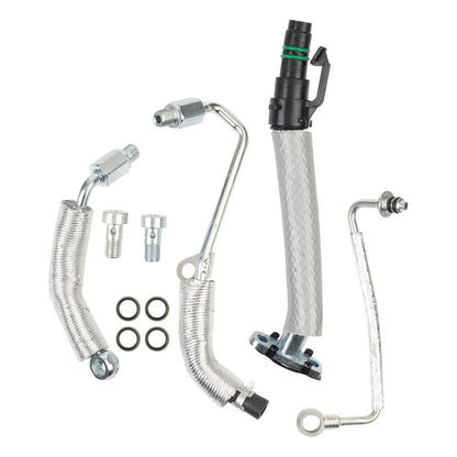 4x Turbo Oil Return Drain & Feed Pipe for Chevy Cruze Sonic Trax (2011-2021)