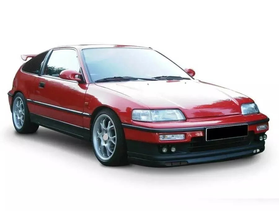 2 Piece Euro Front Bumper Splitter for Honda CRX (1990-1991)
