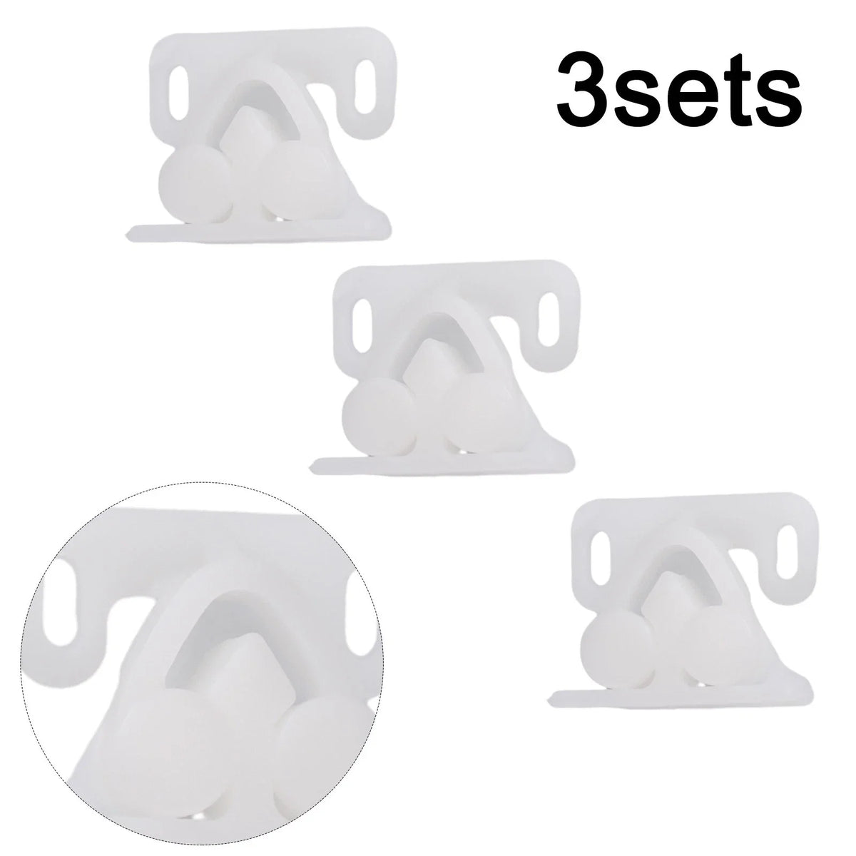 Latch Catch Door Roller Set for Boat Cabinet Closet Door Furniture