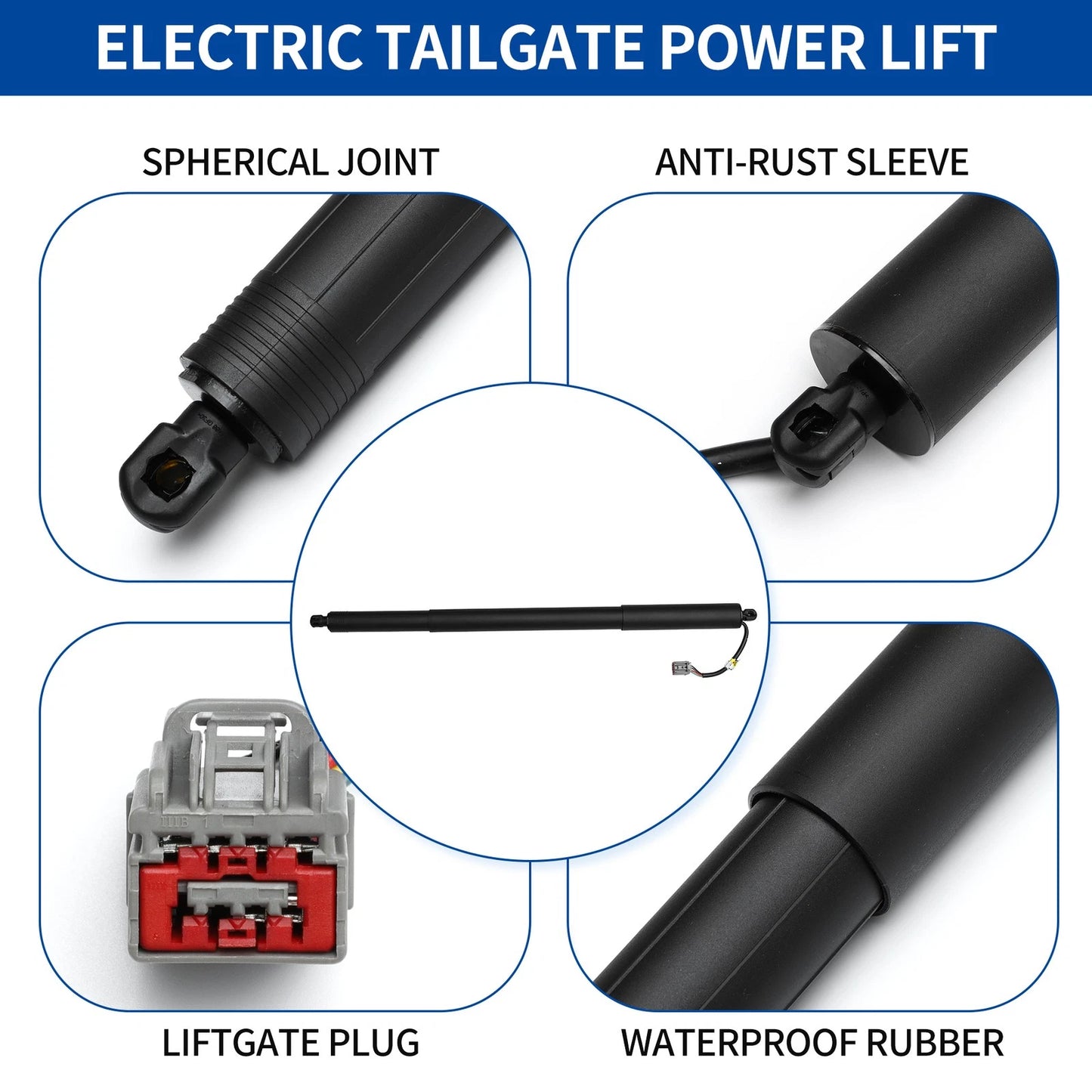 Rear Left Tailgate Power Lift Support for Ford Edge, Lincoln MKX (2011-2015)