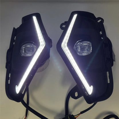 LED Fog Lights Dual Color DRL Signal Wires for RAV4 (2019-2023)