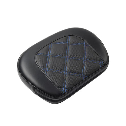 Blue Stitching Passenger Bar Backrest Pad for Harley Electra Glide