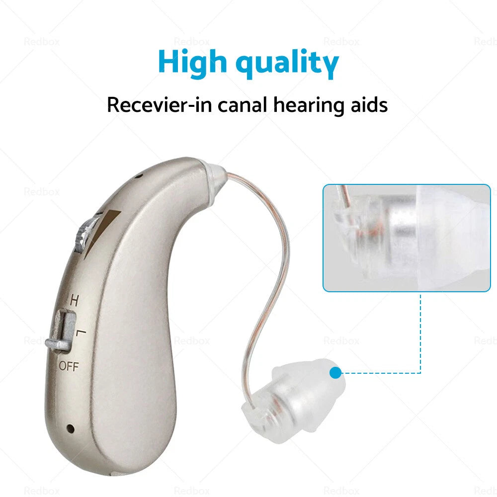 High-Power Rechargeable Hearing Aid for Severe Loss - BTE Tool Kit