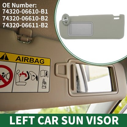 Left Sun Visor with Mirror for Toyota Camry (2012-2017)