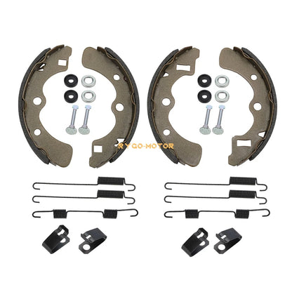 Rear Brake Drums & Brake Shoes for Kawasaki Mule 2510 3000 3010 3020 4000 4010