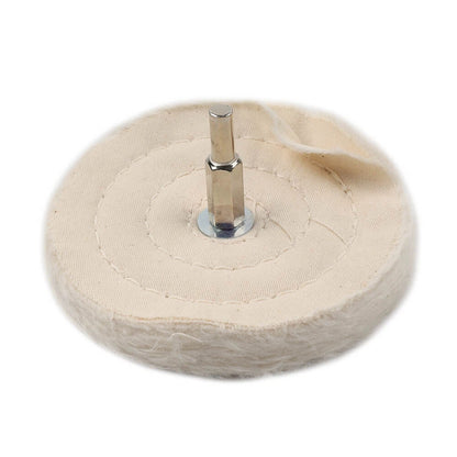 6mm Cloth Buffing Wheel Polishing Mop Pad for Rotary Tool