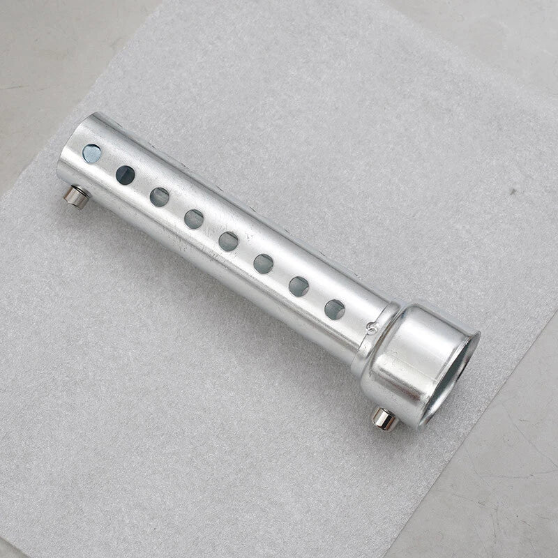 35mm Silver Universal Motorcycle Exhaust Can Silencer Muffler for Various Models