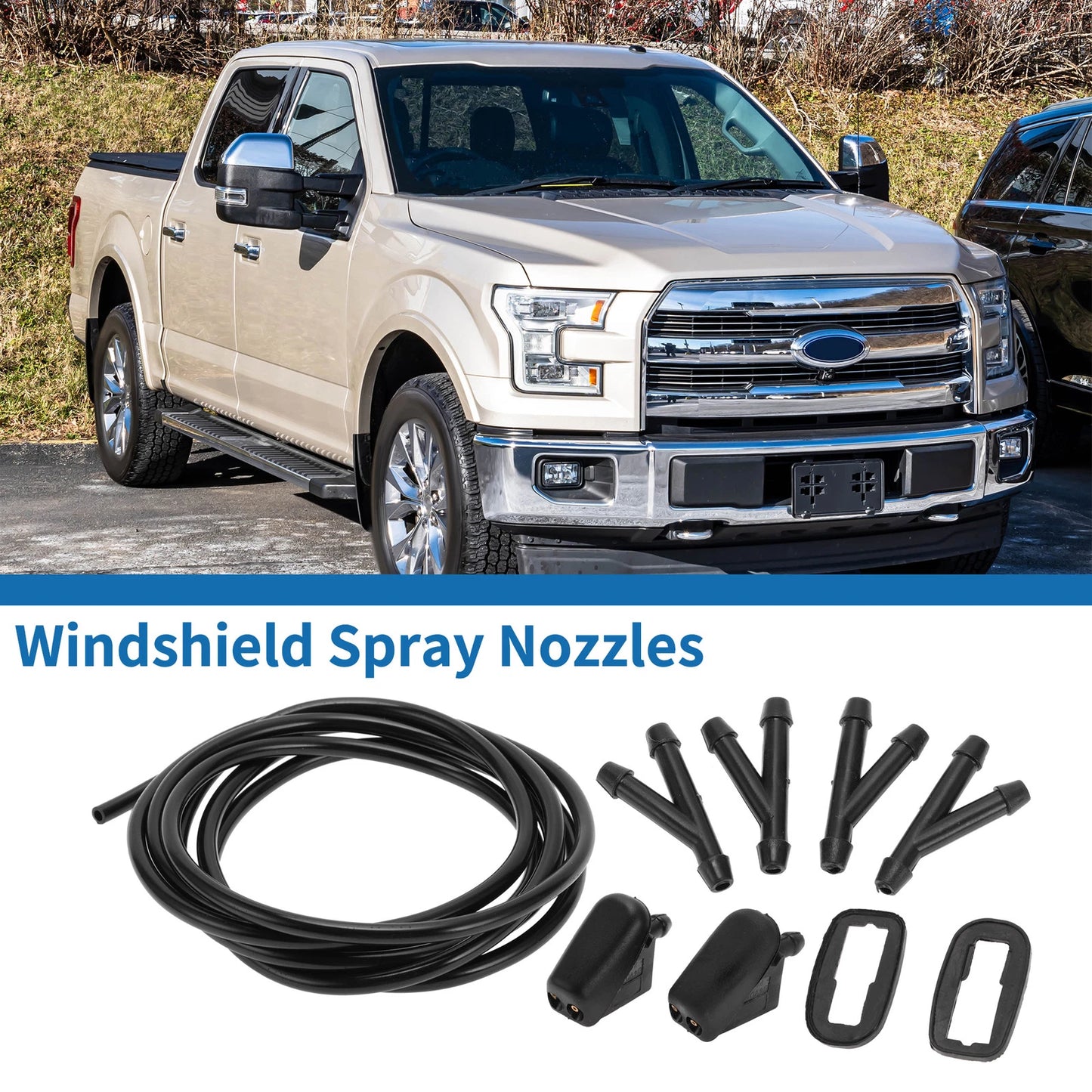 Front Windshield Washer Nozzles  for Mini Cooper Hatchback (2002-2023)
