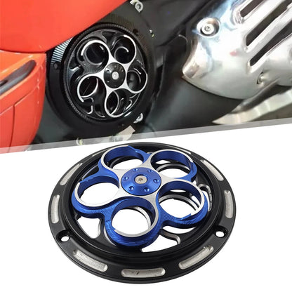 Blue Engine Cooling Fan Cover for Vespa Sprint Primavera 150 (2013-2023)