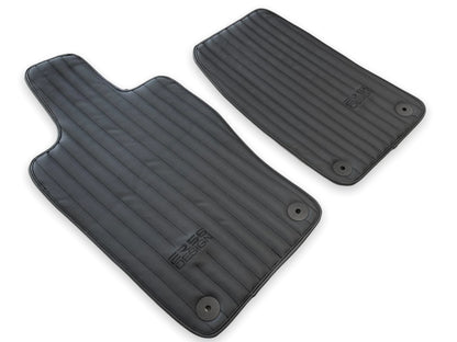 Black Leather Floor Mats for Aston Martin DB11 Volante 2017-2022