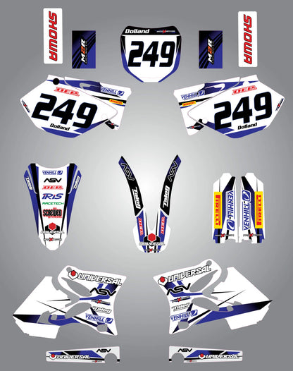 Custom Graphic Kit - STORM for Yamaha YZ 250 (2002-2005)