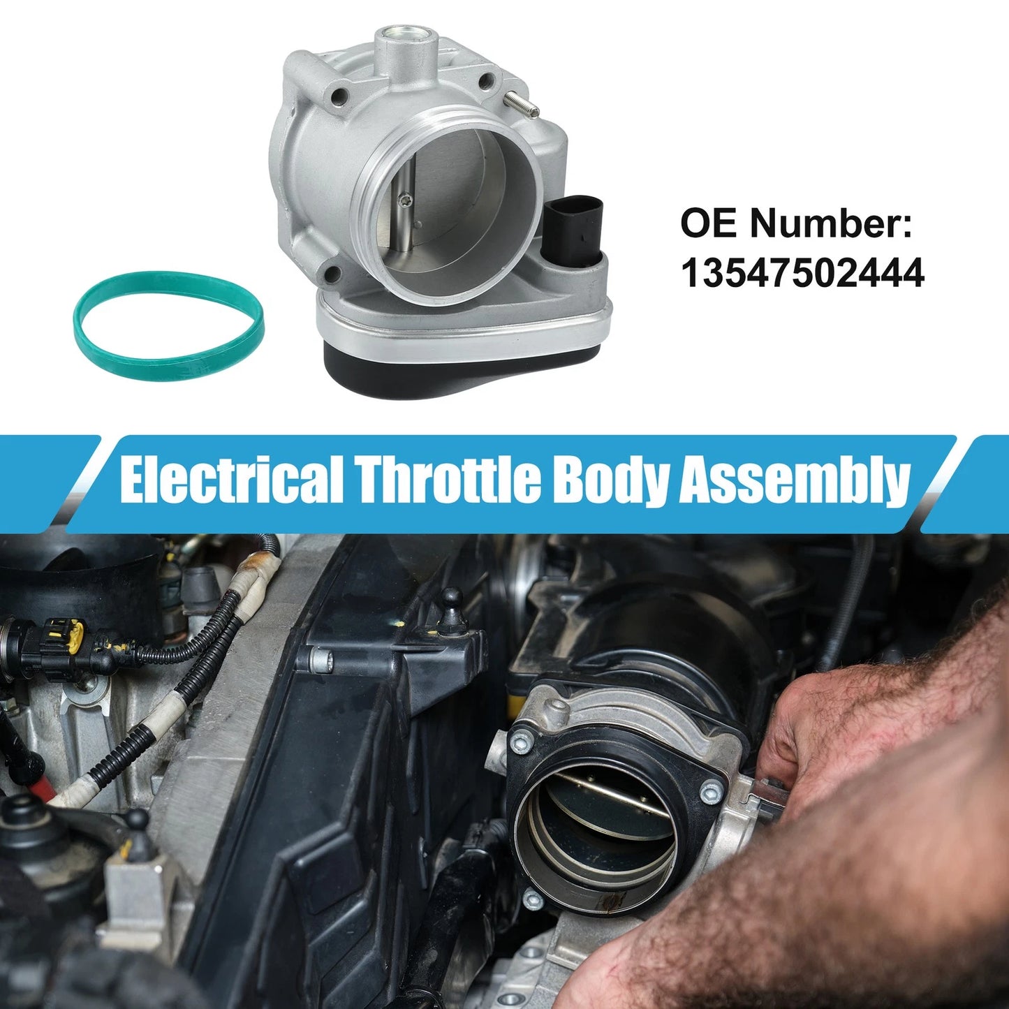 Throttle Body Assembly for BMW 325i 2.5L L6 (2001-2005)