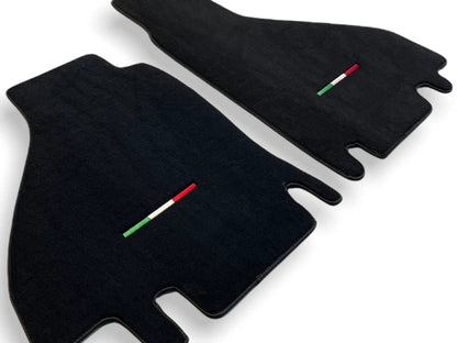 Floor Mats for Ferrari Testarossa 1984-1996 Black Tailored Carpets Italian