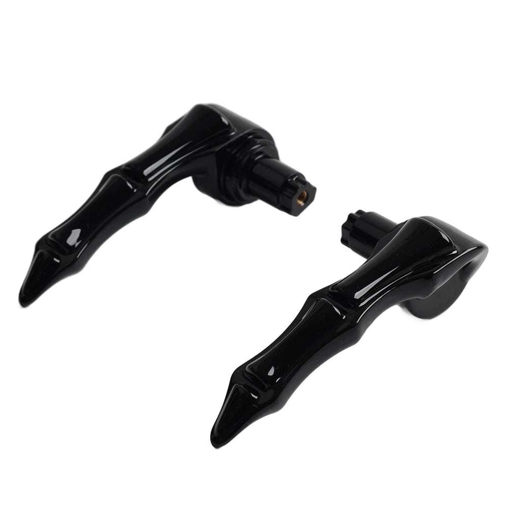 Black Saddlebag Skull Fingers Latch Handles for Harley Touring Bagger (2014- )