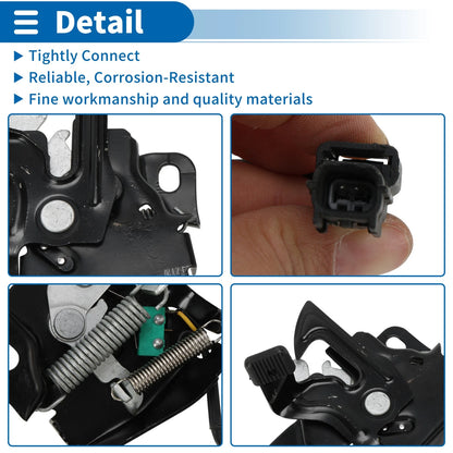 Hood Latch Assembly for Honda Odyssey (2009-2014) 1 Pcs