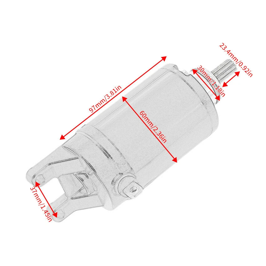 Starter Motor for Triumph Tiger 800 XR/XRT/XRX/XCA/XCX (2011-2020)