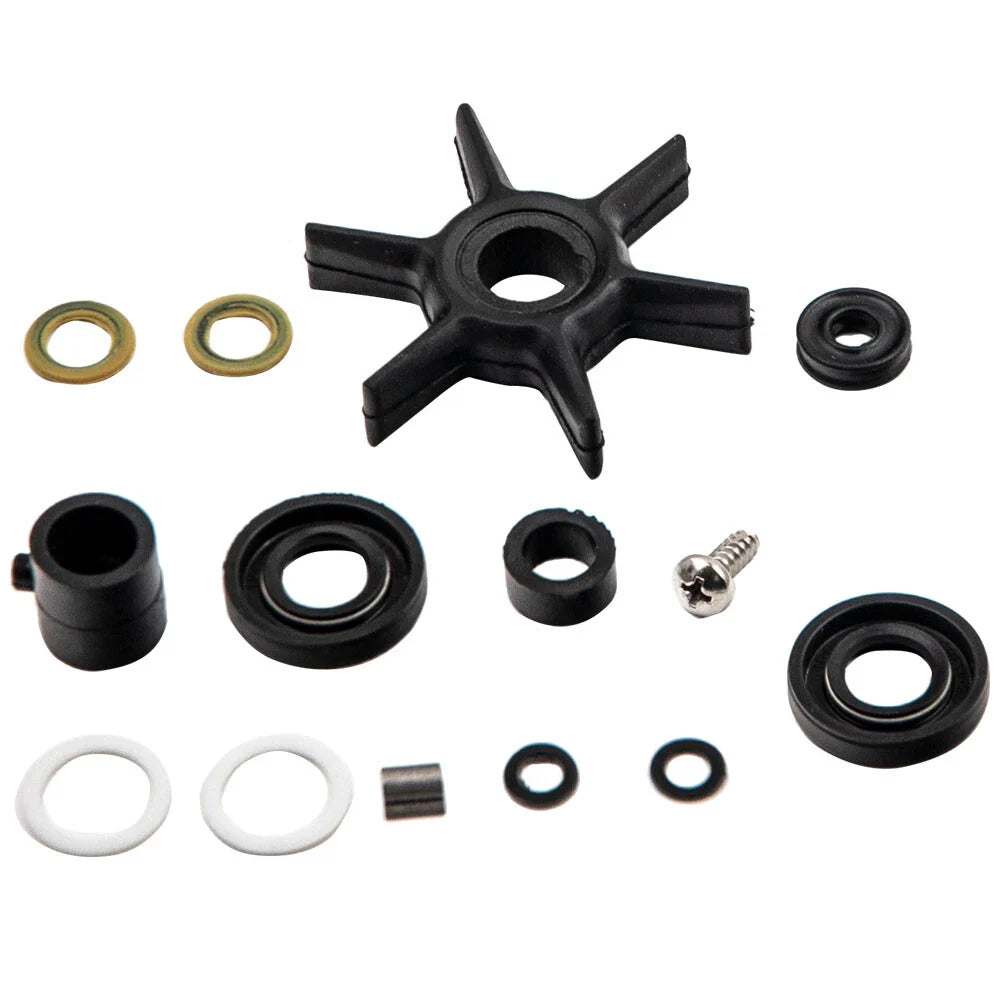Water Pump Impeller Repair Kit for Mariner Mercury Force Outboard (6-15 HP)