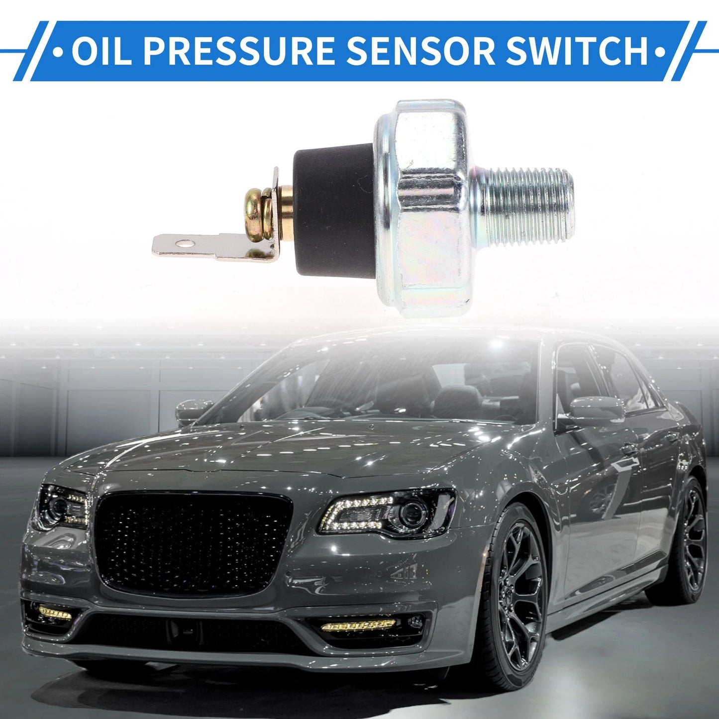 Engine Oil Pressure Sensor for Honda Acura 1991-1994 Metal Black